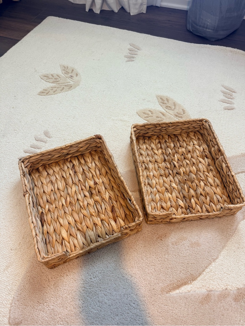Woven Seagrass Storage Tray - Natural